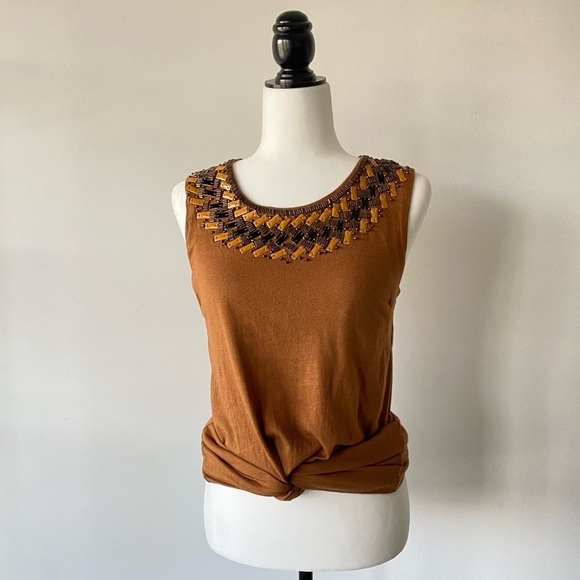 Embellished Sleeveless Top - Picture 4 of 12